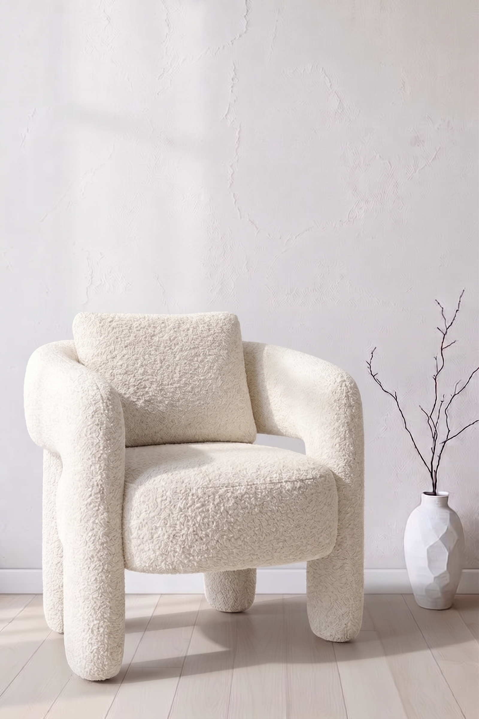 Evalina Boucle Sofa Chair