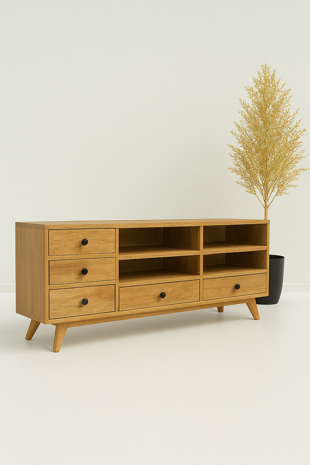 Gia Wooden Media Unit