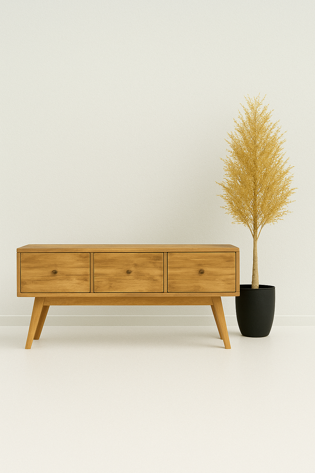 Ria Wooden Media Unit