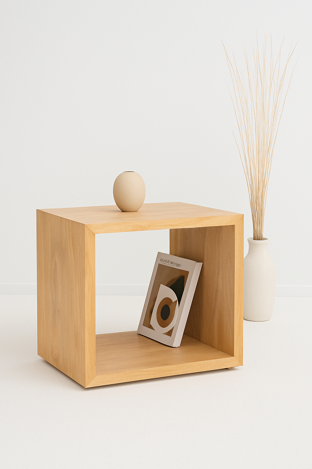 Remy Wooden Block Side Table