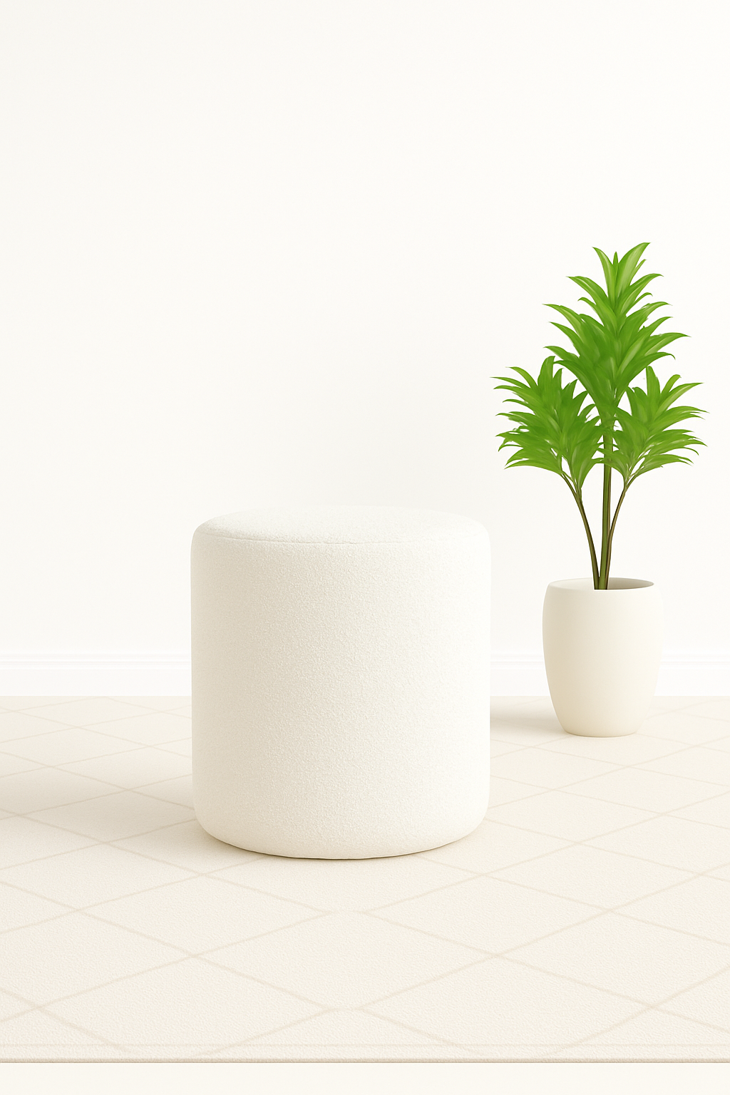 Mira Round Pouf