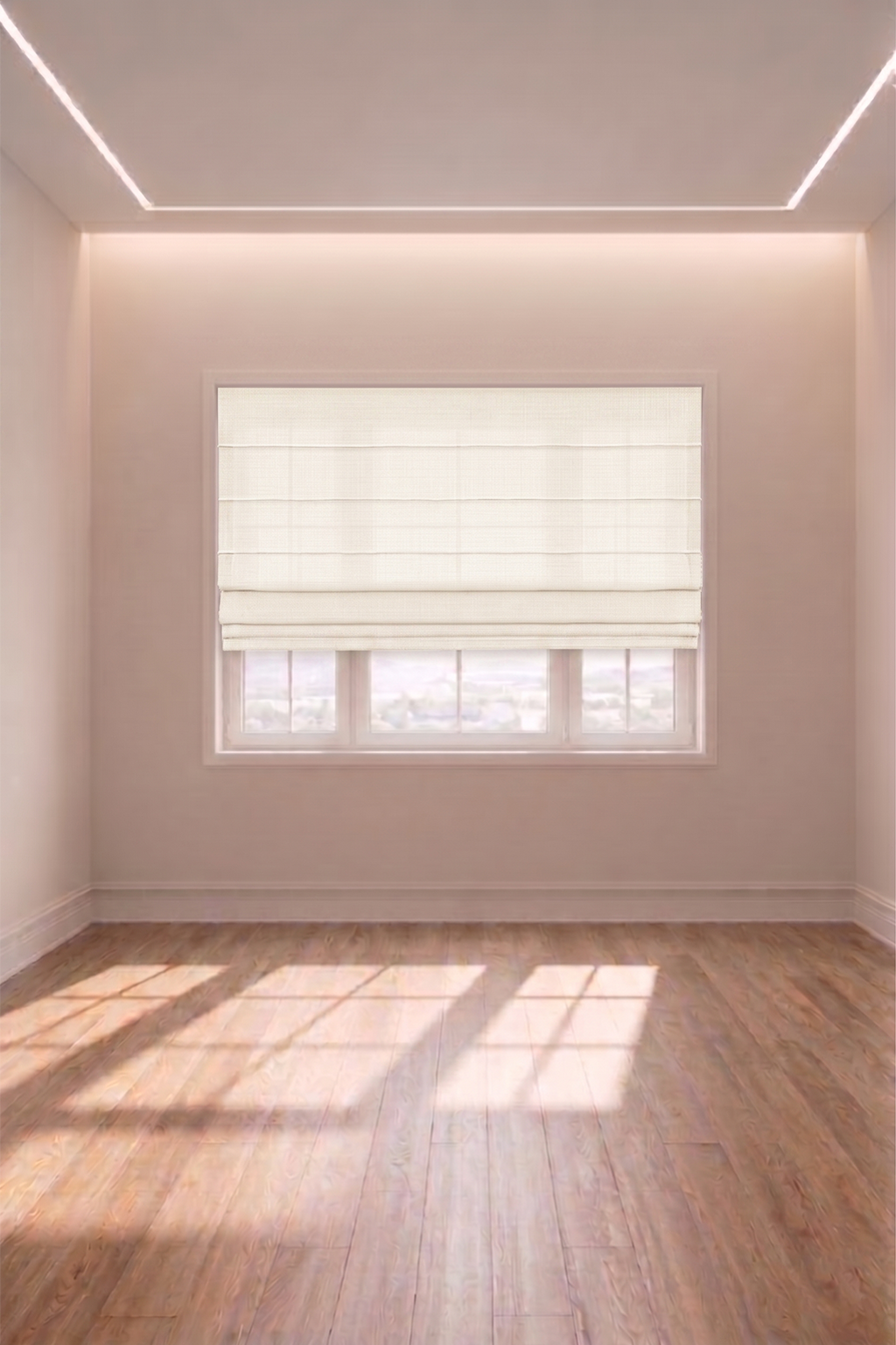 Roman Blinds – Standard Sheers – Stacked