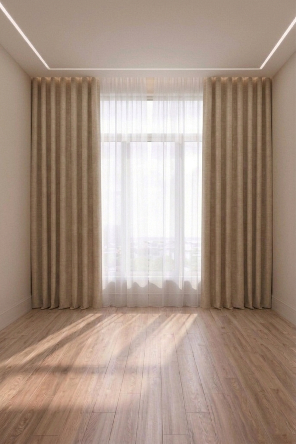 Wave Style Standard Sheer Premium Blackout Curtains