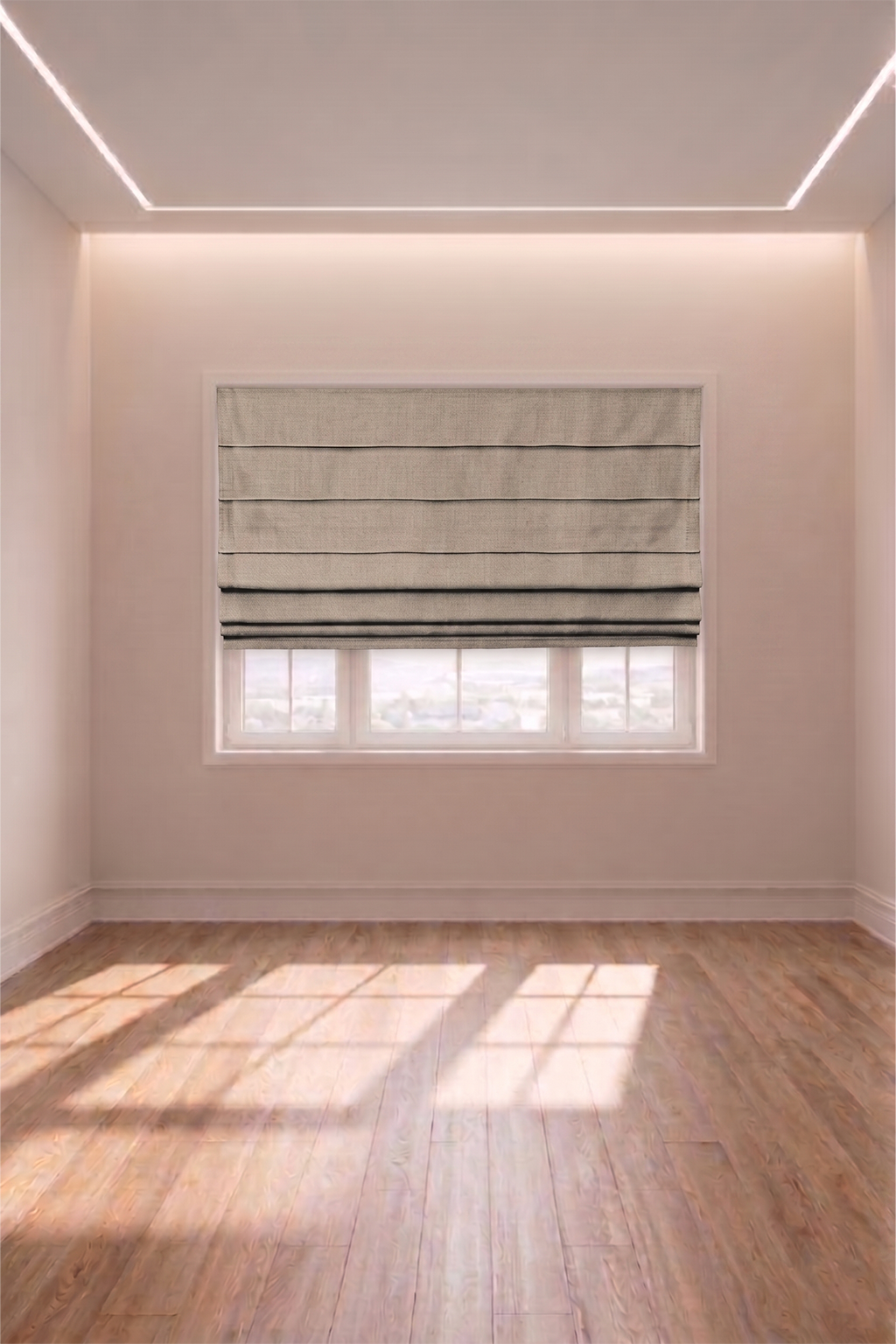 Roman Blinds – Premium Blackout – Stacked
